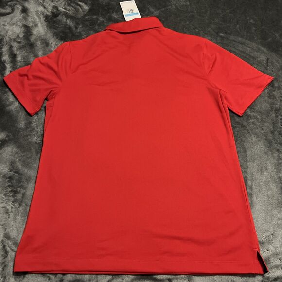 Medium Nike Dri-FIT Men's Football Red Polo Athletic Shirt CT4581-657 - Picture 7 of 7